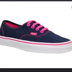 VANS Navy and Pink